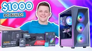 Best $1000 Gaming PC Build 2023! 🤩 [Full Build Guide w/ Benchmarks!]