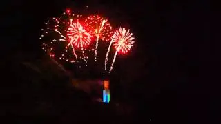 Felsberger Lichtermarkt Feuerwerk am 26.09.2015