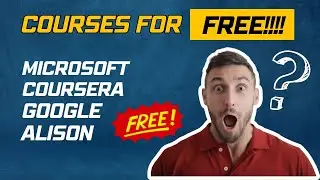 Learning (never ends) Free Courses; Top Providers: Coursera, Microsoft, Google, & Alison! | In Urdu