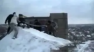 ropejumping  by Russian. Роупджампинг по русски