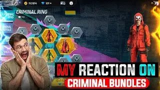 My Reaction On Return Criminal Bundles | Criminal Ring Event In Free Fire 🔥 | Garena Free Fire Max