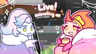 Day 16 🦈 Jake Dainels- Bad | Animation Stream! (feat. @crunchrcll ) 🐟