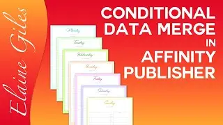 Conditional Data Merge in Affinity Publisher