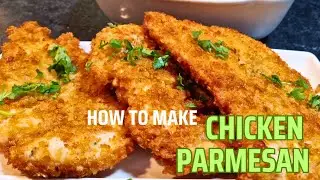 Chicken Parmesan very crispy and tender