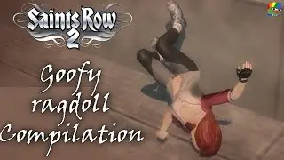 Goofy ahh ragdoll compilation - Saints Row 2
