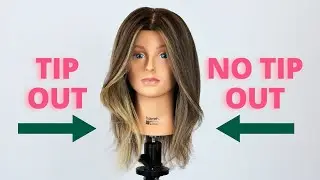 Create the Perfect Face Framing Highlights with Tip Out Highlights  – Dark to Light Hair Tutorial