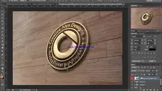 STEP BY STEP TUTORIAL ON HOW TO CRATE A 3D LOGO MOCK-UP AS A BEGINNER IN PHOTOSHOP