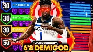 This ANTHONY EDWARDS Build is UNSTOPPABLE in NBA 2K24!  Best SF Build!