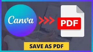 How To Save Your Design in PDF in Canva (EASY!) | Save Your Canva Design