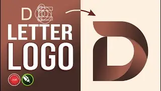 Logo Design in CorelDraw How to Make Letter D Logo - Graphic Design Tutorial for Experts & Beginners