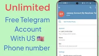 how to create telegram account with free US number | 100% working