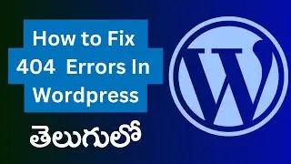 How to Solve 404 Errors On Wordpress Telugu (PermaLink Issues) | TrustedHosting.in
