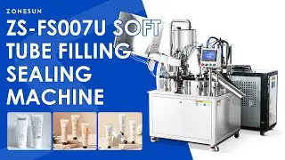 ZONESUN ZS-FS007U Facial Cleanser Plastic Tube Filling and Sealing Machine