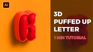Puffy 3D Lettering in Illustrator – Quick & Stunning Effect! | Under a  Minute
