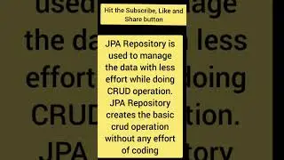 Spring boot Interview questions| JPA Repository|Java Interview questions