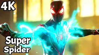 SPIDER-MAN TURNS OFF JAMMER BY USING HIS POWERS | 4K ULTRA HD | MILES MORALES