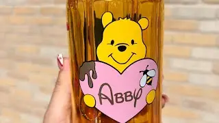 Cómo hacer un Vaso Snow Globe de Winnie the Pooh paso a paso | DIY Personalizado