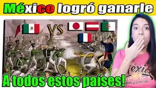 A todos estos paises Mexico logro ganarle en las batallas mas duras y emblematicas