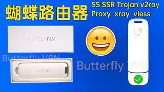 ButterflyVPN蝴蝶无线路由器维修救砖，🔴升级最新OpenWRT系统，助你科学上网加速访问国际互联网络，✅SS SSR V2ray Xray Vless Proxy代理上网，最小的VPN路由器