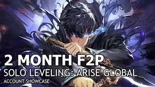 [Solo Leveling:Arise Global F2P] 2 Month (61 day) F2P Account Progress Showcase