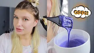 Dažau plaukus, nes neturiu ką veikt 💙😅