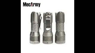 Mecarmy PS16 Stainless Steel 2000lm USB Rechargeable EDC Flashlight