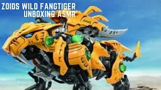 TAKARATOMY ZOIDS WILD FANGTIGER unboxing ASMR