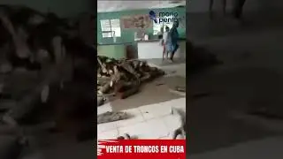 VENTA de leña en sitios afectados por el colapso del sistema electroenergético.
