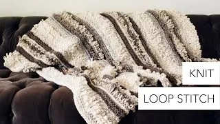 MLK + MLP: How to knit the loop stitch from the knit (right) side or purl (wrong) side