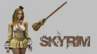 Skyrim Mod: Flyable Broomstick (HD)