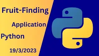 Build an app in Python || Fruit Finder #youtube #coding #programming #app #pythonprogramming#python