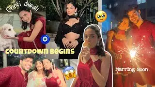 Wedding countdown begins!! 🥹Choti Diwali ✨🪔🫶🏻 #vlog