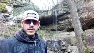 Иринин водопад в январе 2020 - Горячий Ключ