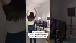 Tu ai un animal de companie care iti ocupa mereu scaunul? 🤣❤️ #gaming #romania #shorts