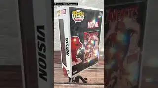 Funko Pop VHS Cover Marvel Wandavision Scarlet Witch Vision Comic Covers 