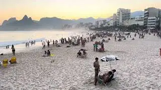 Sunset in Ipanema Rio de Janeiro