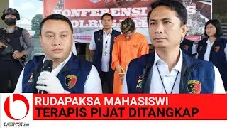 Rudapaksa Mahasiswi, Terapis Pijat Ditangkap