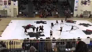 Palm Desert High School Winterguard @ King H.S. 3-26-2016