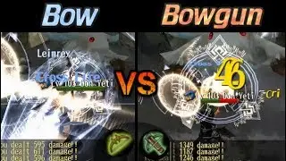 Toram Online - Bow vs Bowgun , CF Damage Comparison