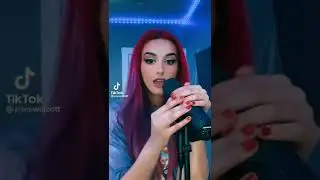 She has a beautiful voice this song is Mary on a cross from Ghost but her Tik tok is Jules Walcott