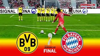 PES 2021 - Borussia Dortmund vs Bayern Munchen - Final Supercup 2021 - eFootball Gameplay