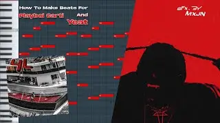 Making a FIRE beat for Yeat and Playboi carti!(FL 20 tutorial)