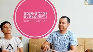 SHAXZOD SHOGIRDIMNI TEXNIKASI OSHIBDI.MANI ORQADA QOLDIRDI.