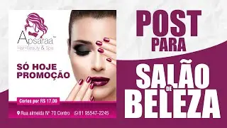 POST SIMPLES PARA SALÃO DE BELEZA // ACESSO DESIGNER