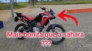 TRANSFORMEI A XRE 300 EM SAHARA 300 *veja oque eu fiz