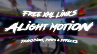 Alight Motion PUBG Editing XML Pack🔥 | Transitions, Pumps & Effects | Free XML Link✨ | Mad_nii❤️