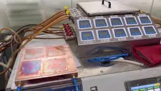 Cooling plate flushing