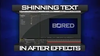 Shining Text (CC Light Sweep) in After Effects CS6