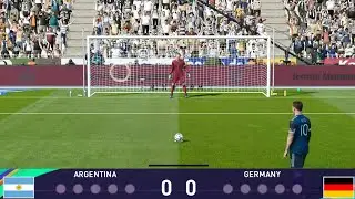 Argentina vs Germany penalty shootout - eFootball PES 2021