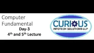 Day-3/4th-5th Lecture Computer Fundamental